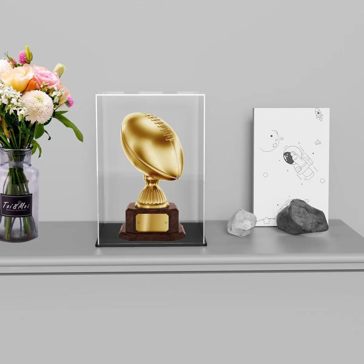 Clear Acrylic Display Cabinet  - Action Figure Stand recension och pris