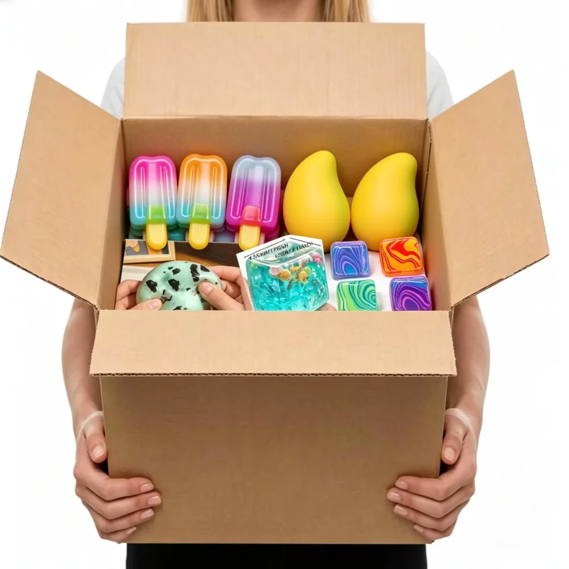 Sensory Squishy Blind Box Seri - Mystery Box Blind Bag recension och pris