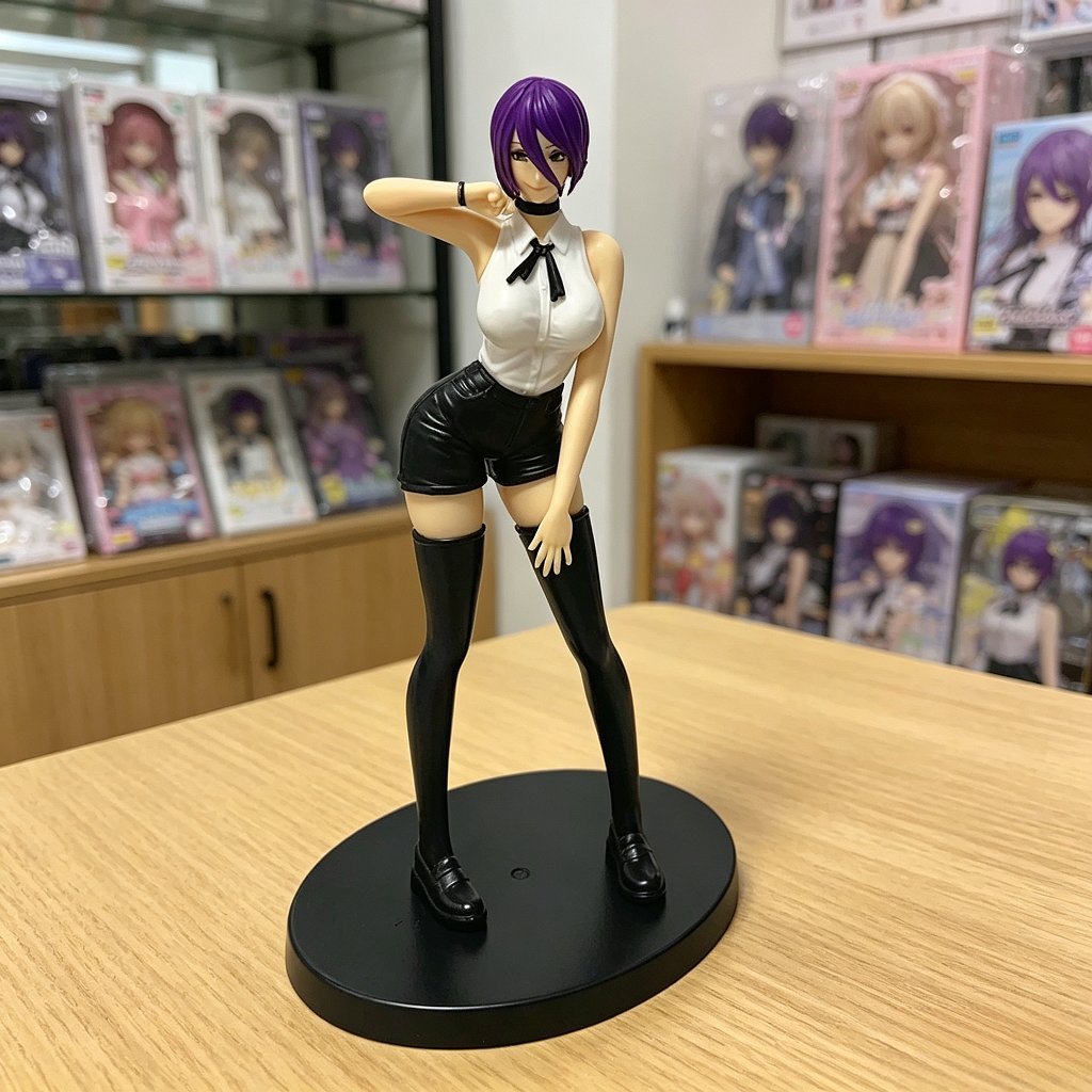 13-19CM Chainsaw Man Anime Fig - Action Figure Stand recension och pris
