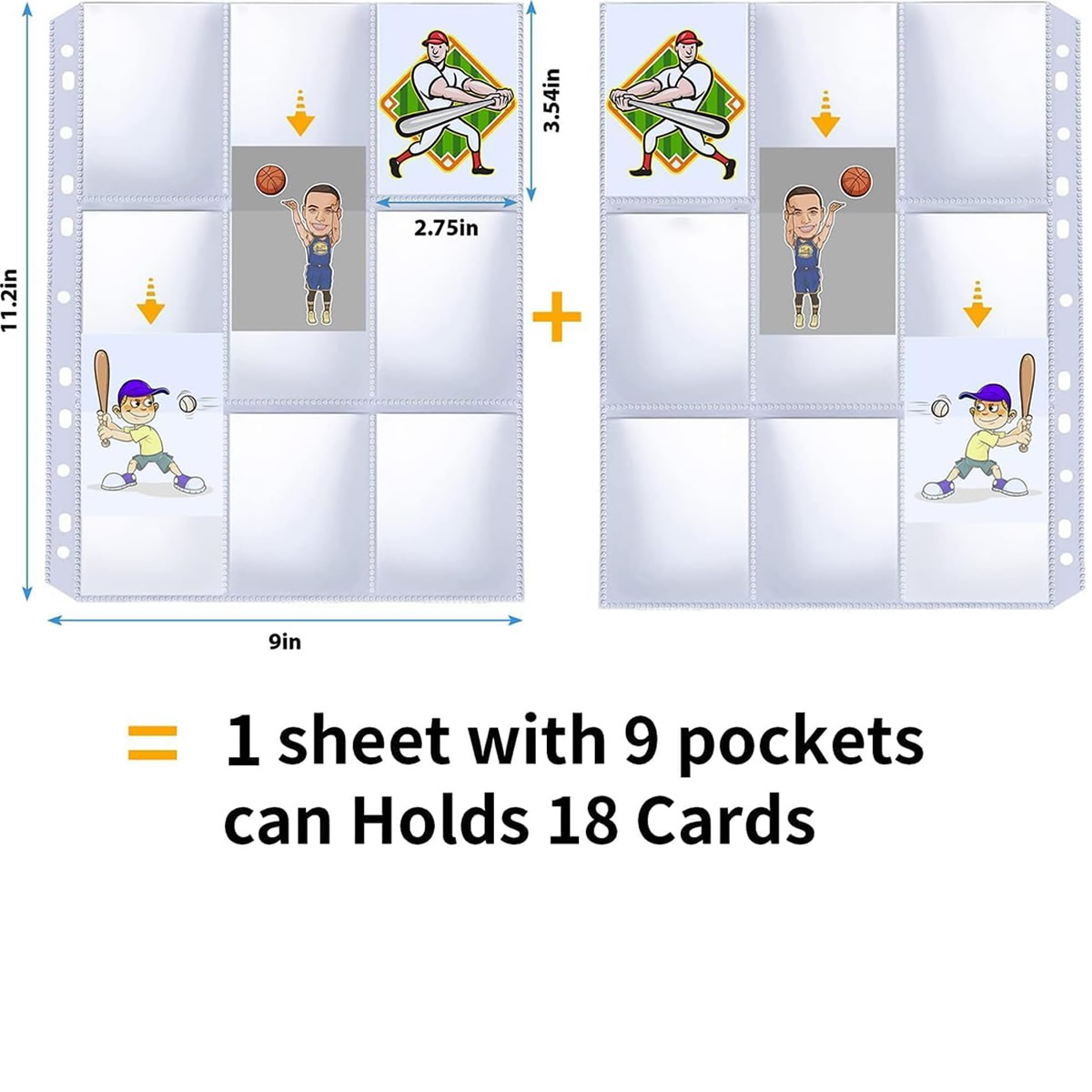 50 Pack 9 Pocket Card Sleeves  - Pokemon Binder Card recension och pris