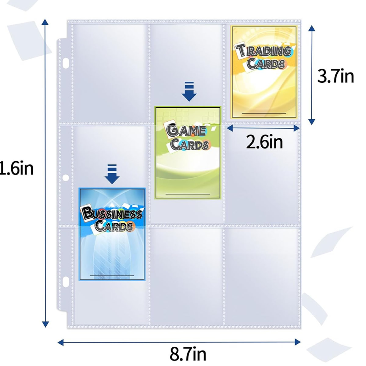 50 Pack 9 Pocket Card Sleeves  - Pokemon Binder Card recension och pris